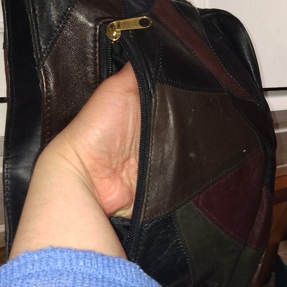 Zeca Italy design patch style cross body bag purse - Picture 13 of 17